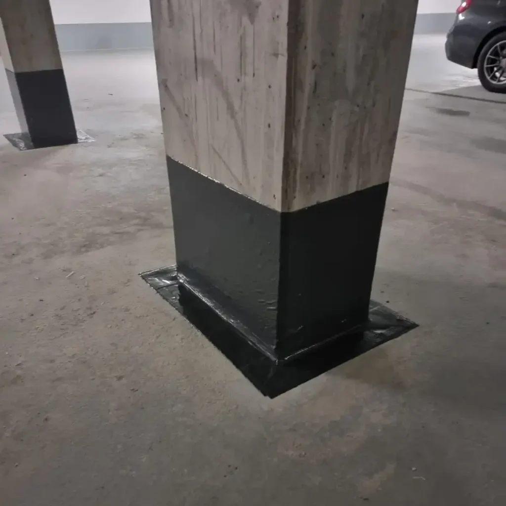 Pfeiler Flüssigkunststoff Abdichtung